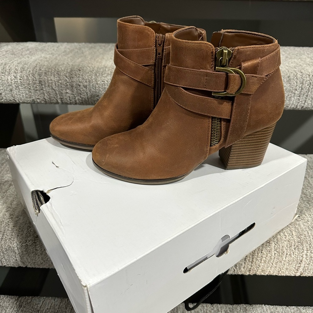 Addition Elle Brown Heeled Bootie